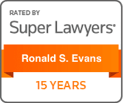 Rated By Super Lawyers | Ronald S. Evans | 15 Years